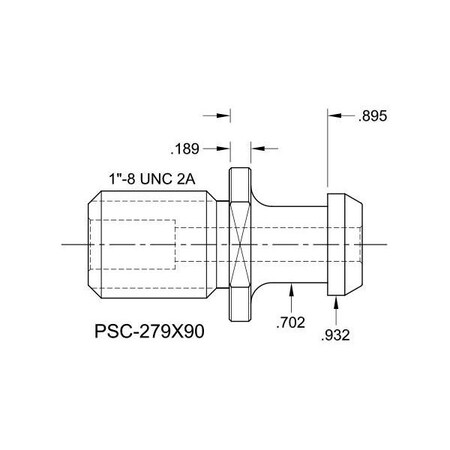 Tj Davies Co Coolant Through Retention Knob PSC-279X90